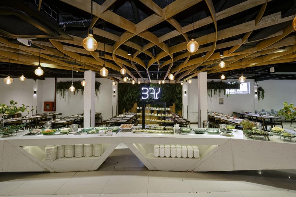 Quầy đồ ăn đa dạng ở Bay Buffet (Nguồn: Internet)